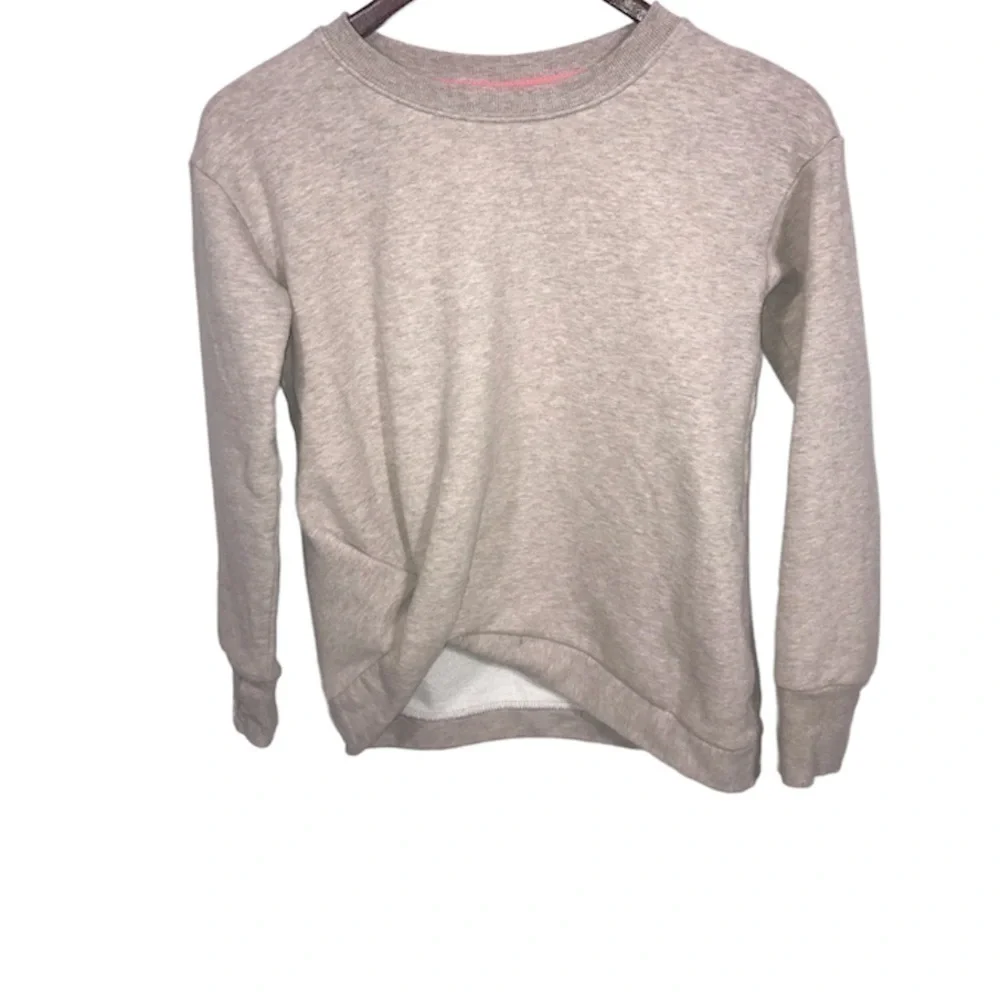 All in Motion Tan Crewneck Sweatshirt with Thumbholes